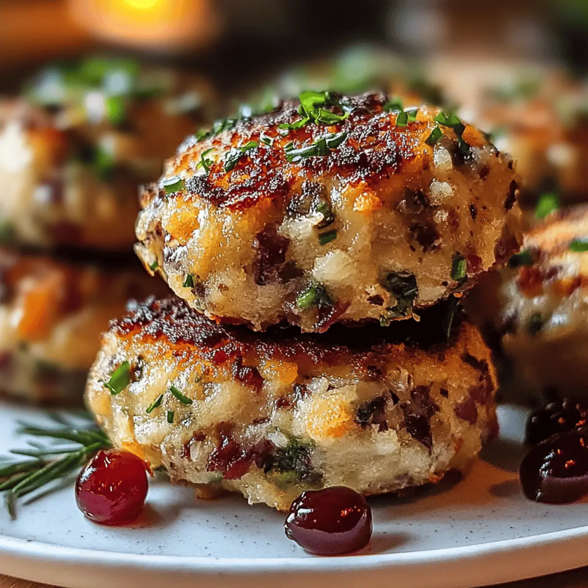 Cranberry Turkey Stuffing Balls
