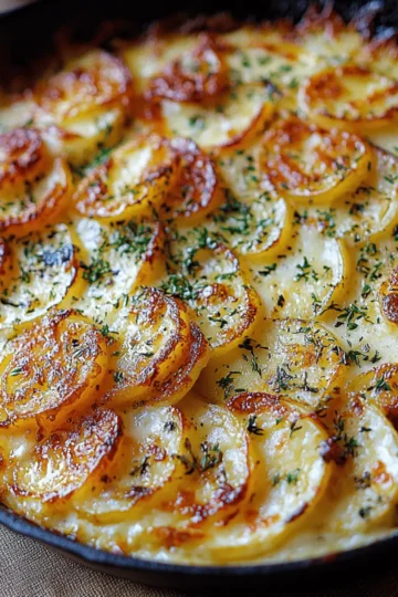 Creamy Cheesy Potato Gratin