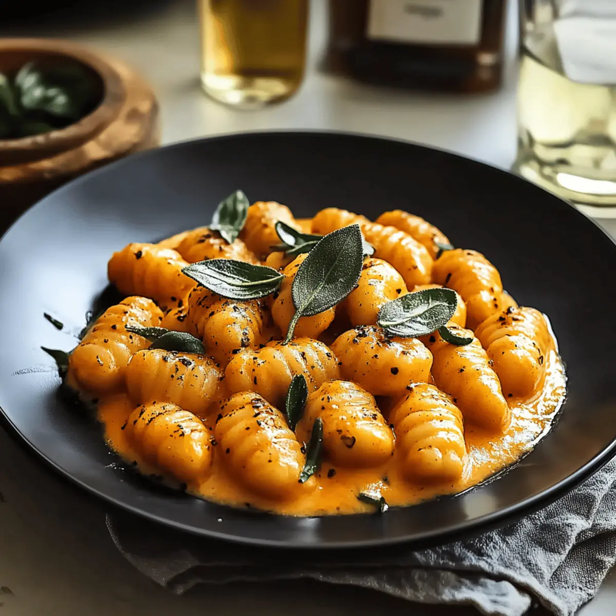 Creamy Pumpkin Gnocchi