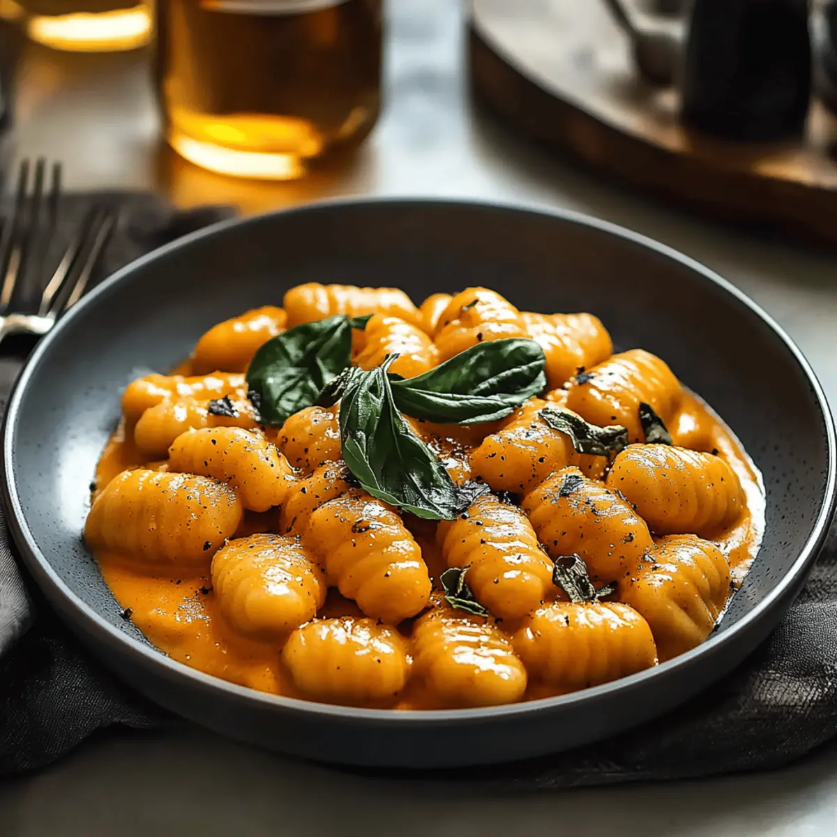 Creamy Pumpkin Gnocchi