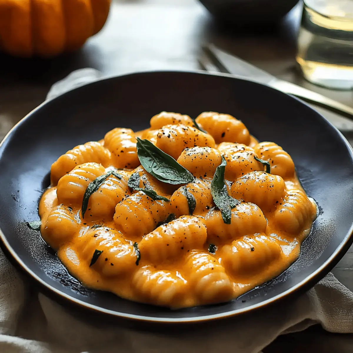 Creamy Pumpkin Gnocchi