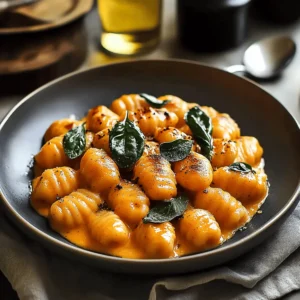 Creamy Pumpkin Gnocchi