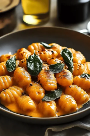 Creamy Pumpkin Gnocchi