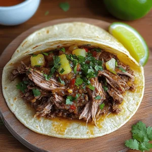 Crock-Pot Shredded Beef Tacos
