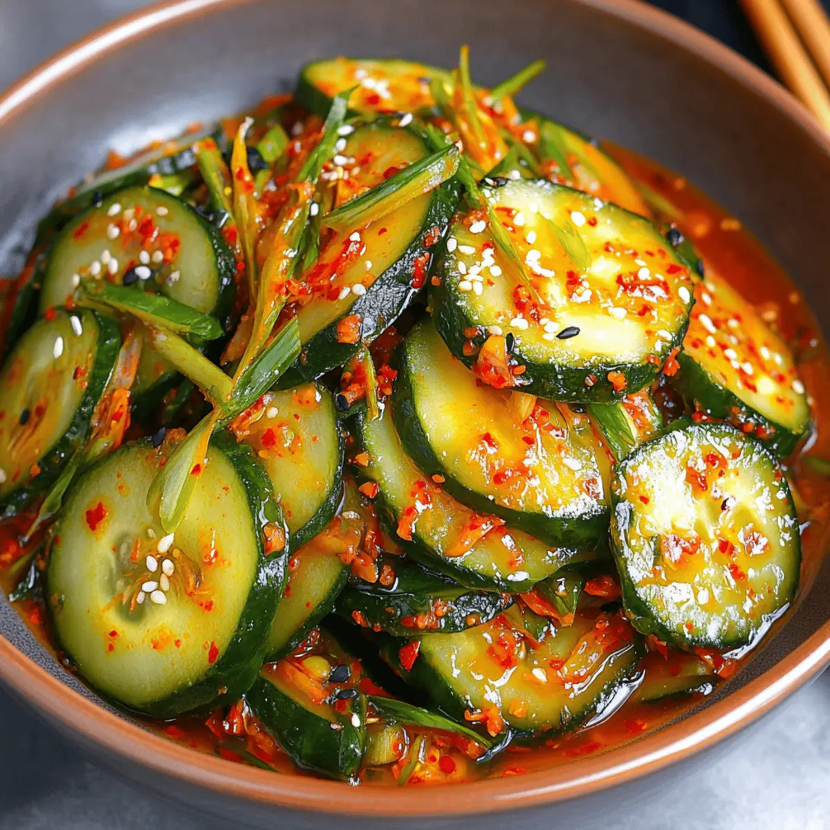 Cucumber Kimchi