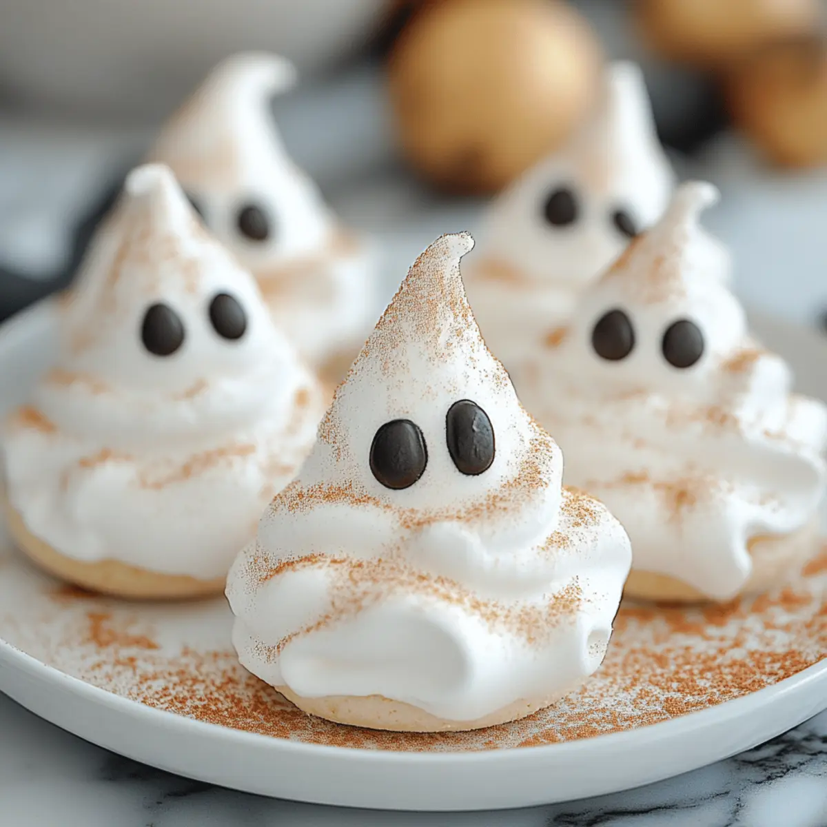 Ghost Meringues