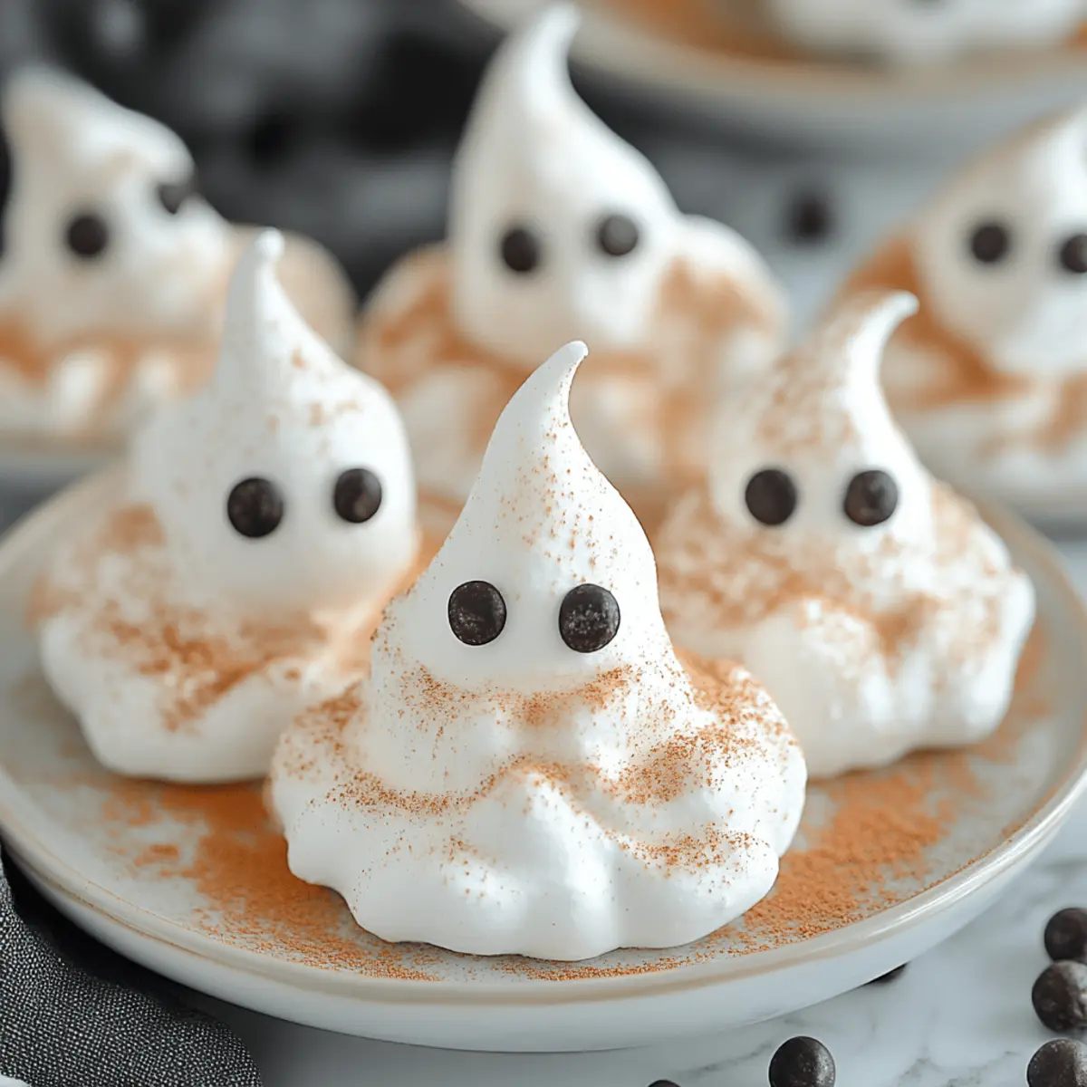Ghost Meringues