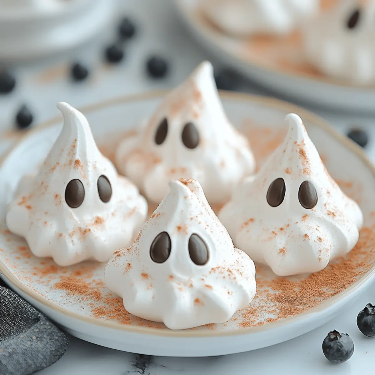 Ghost Meringues