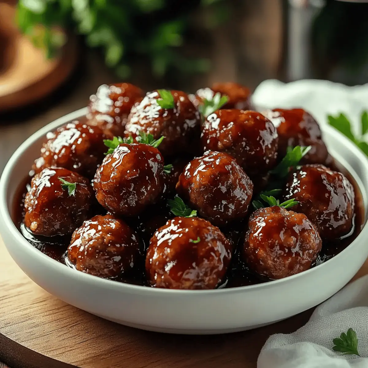 Grape Jelly Meatballs