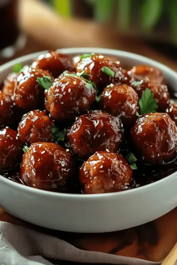Grape Jelly Meatballs
