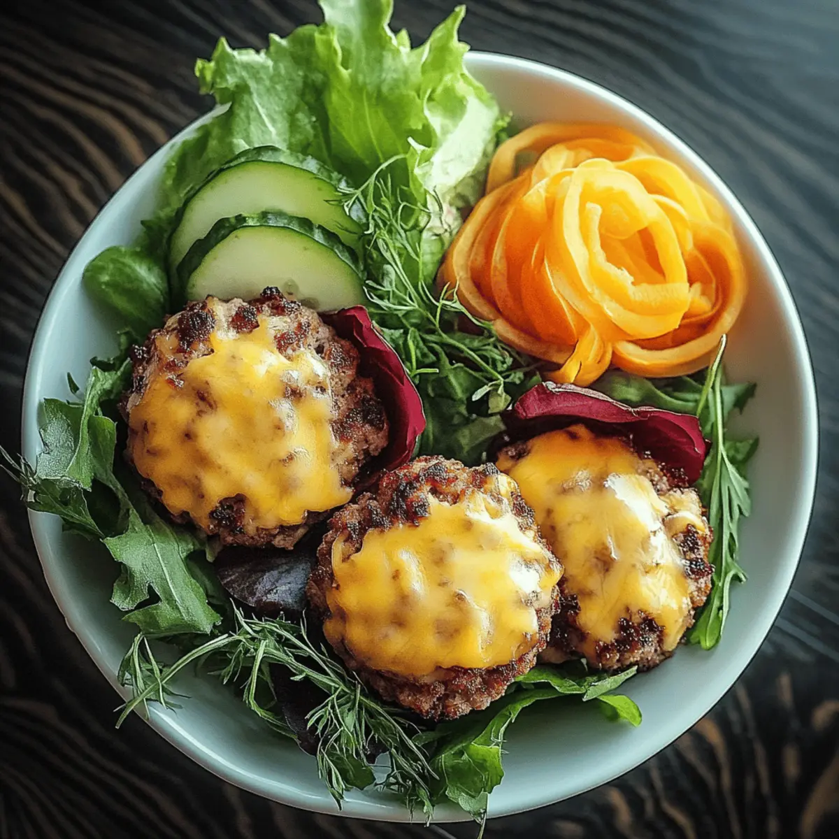 Grilled Juicy Burger Bowls