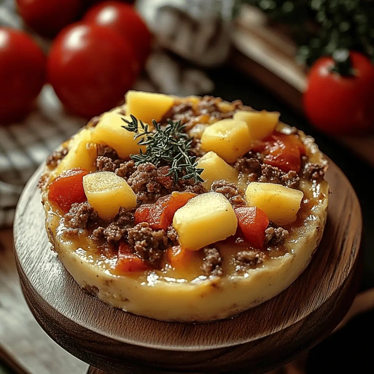 Hamburger Potato Casserole