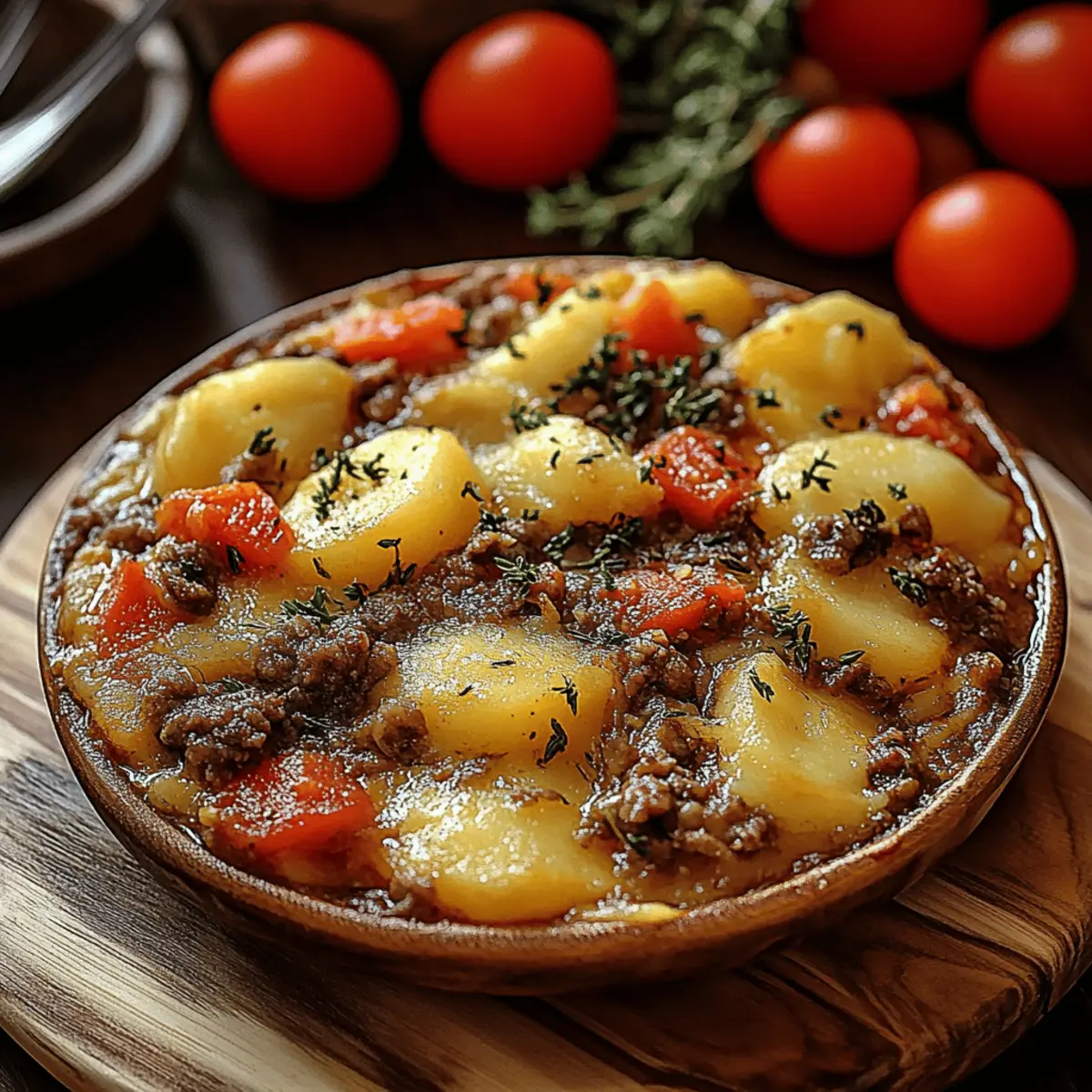 Hamburger Potato Casserole