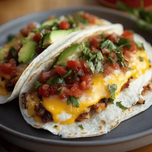 Hearty Mexican-Style Breakfast Tacos