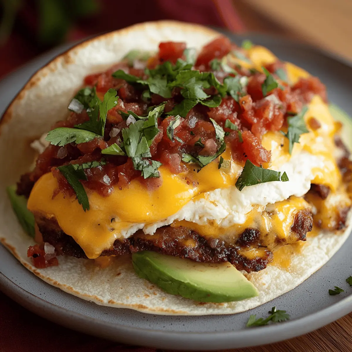 Hearty Mexican-Style Breakfast Tacos