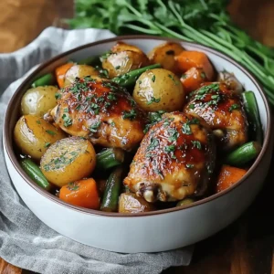 Honey Garlic Chicken and Veggies