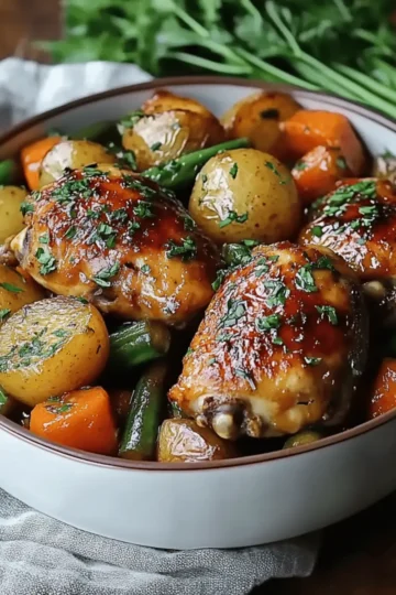 Honey Garlic Chicken and Veggies