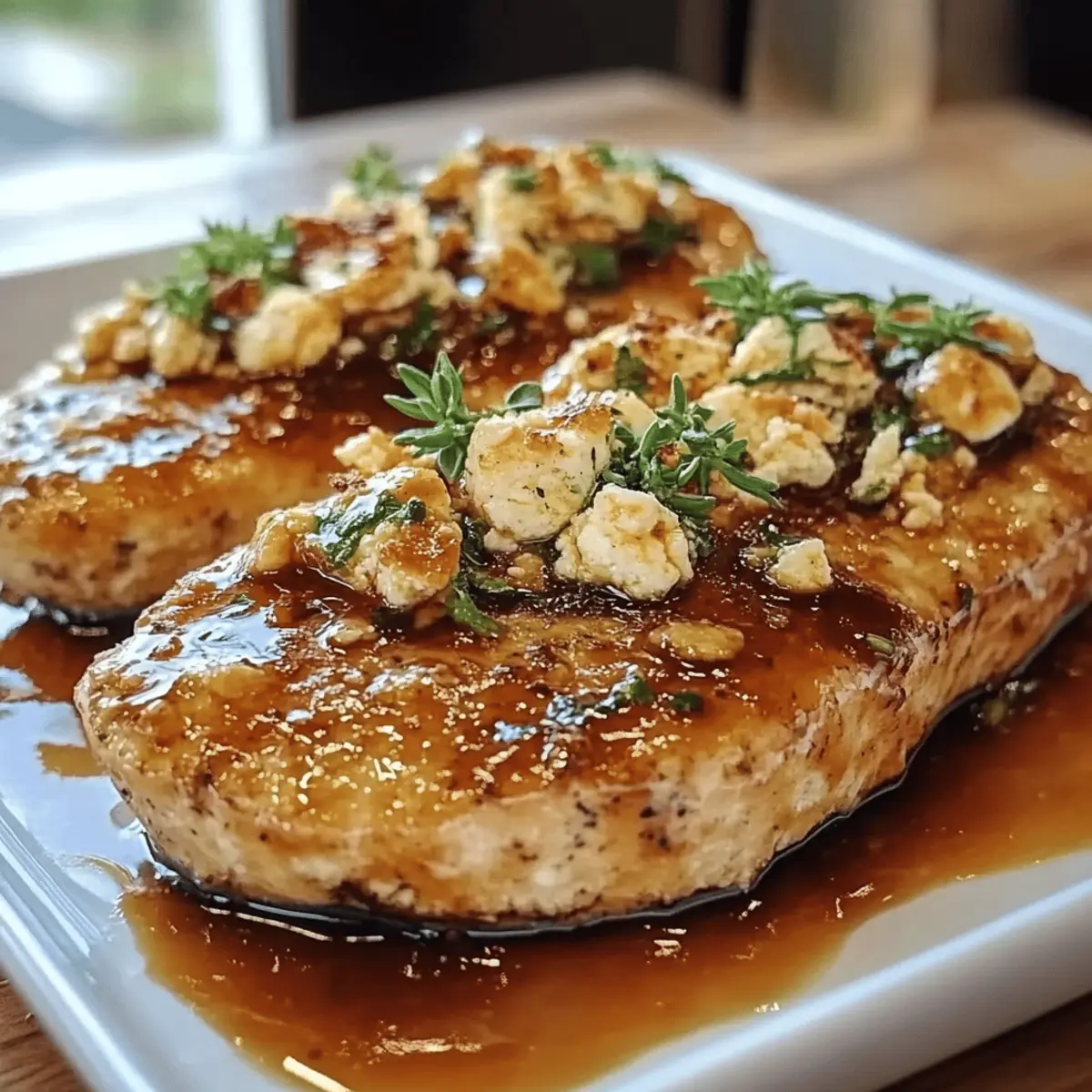 Hot Honey Infused Feta Chicken