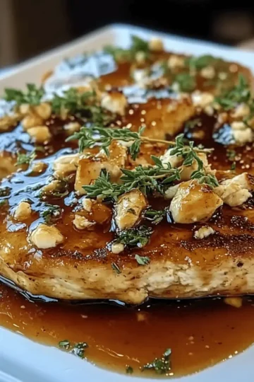 Hot Honey Infused Feta Chicken