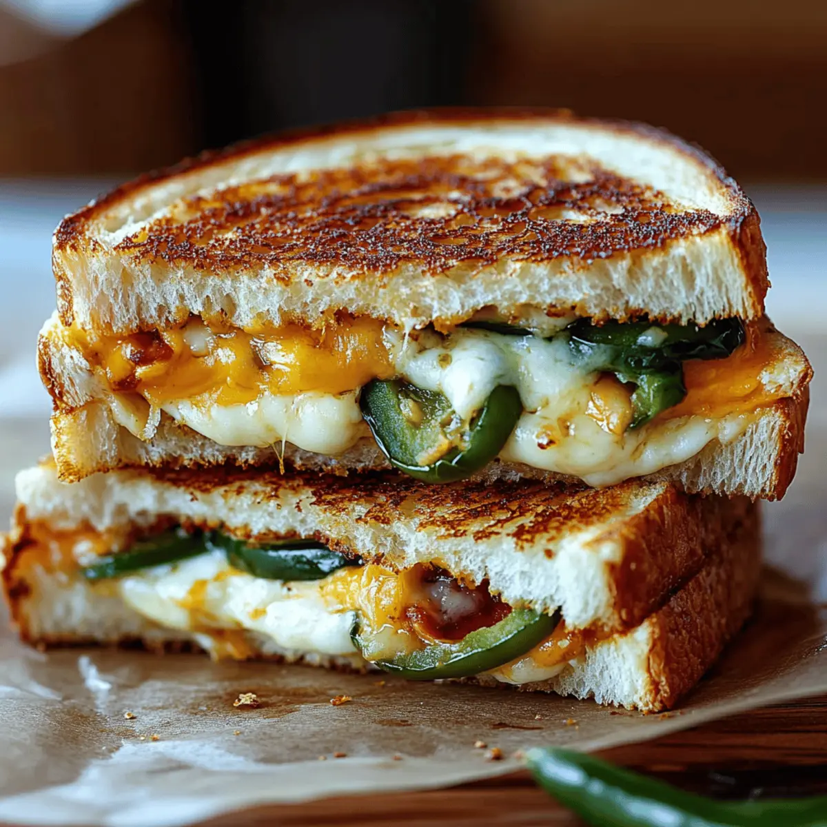 Jalapeño Popper Grilled Cheese