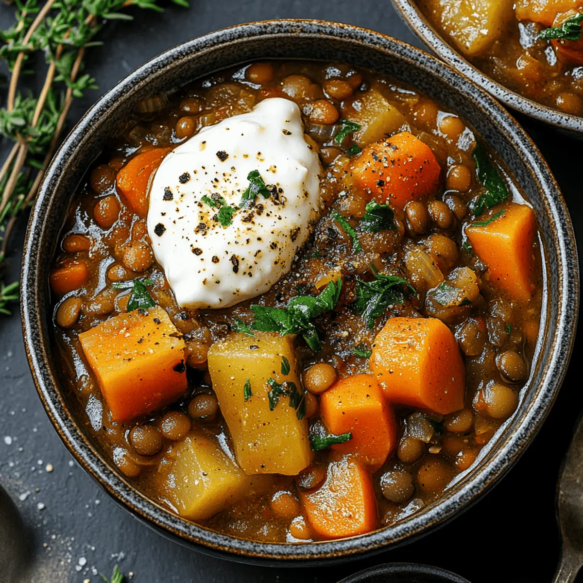 One-Pot Vegetable & Lentil Stew