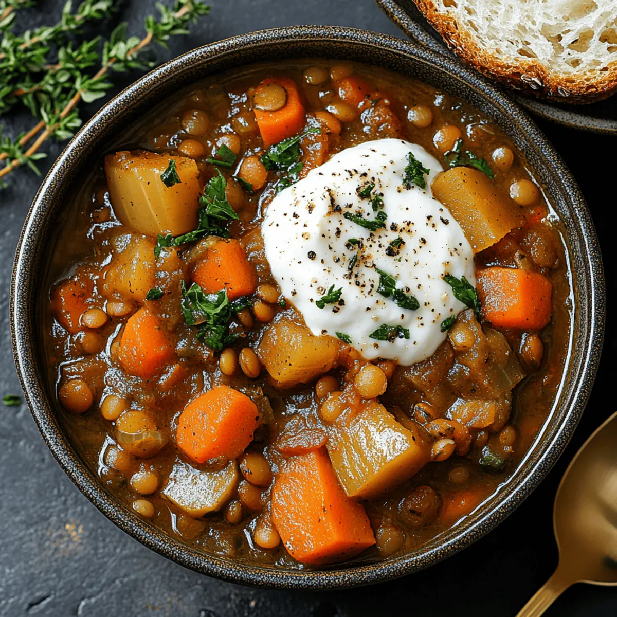 One-Pot Vegetable & Lentil Stew