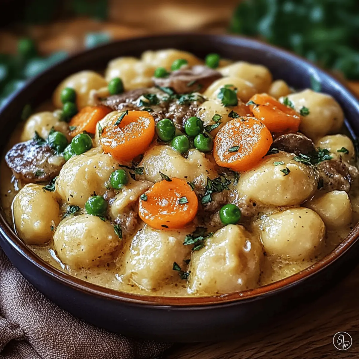 One Pot Gnocchi Chicken Pot Pie