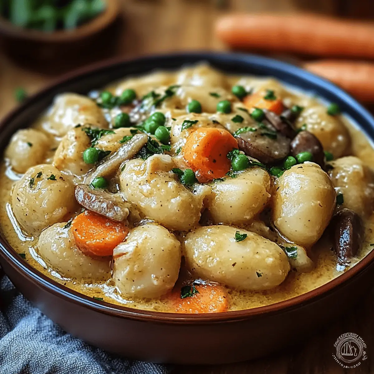 One Pot Gnocchi Chicken Pot Pie