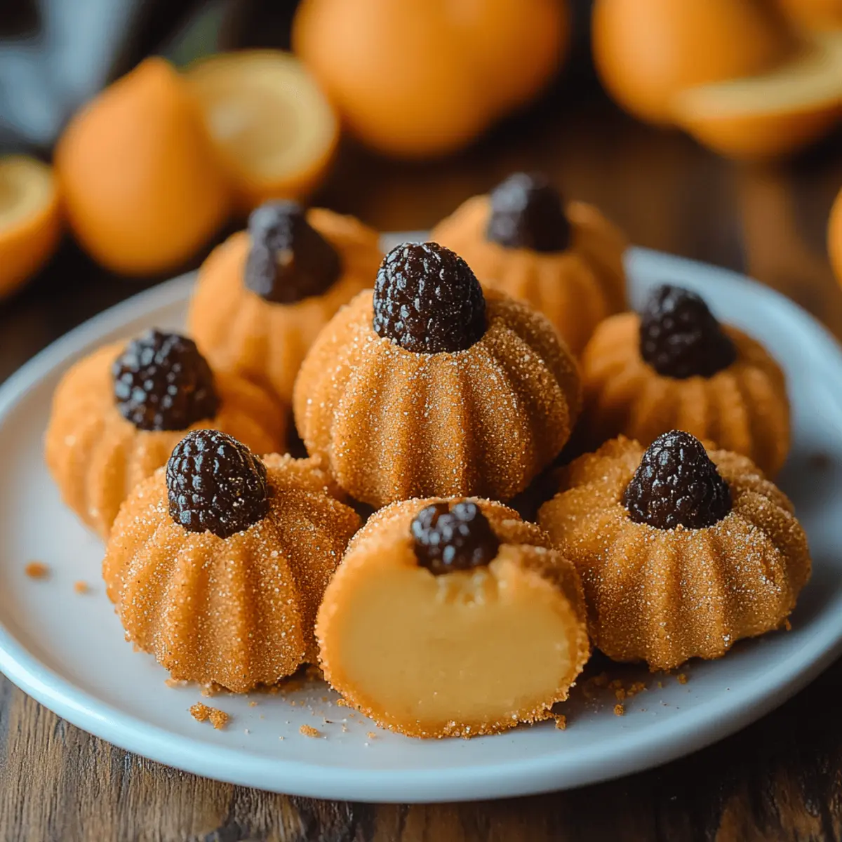 Pumpkin Cheesecake Truffles