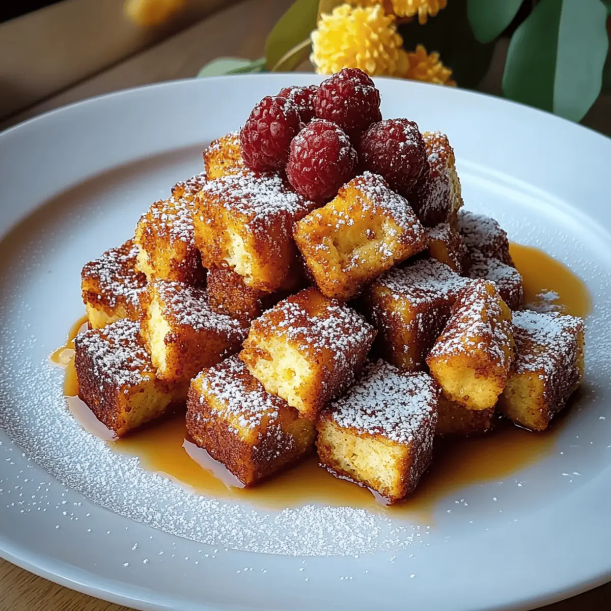 Pumpkin French Toast Bites