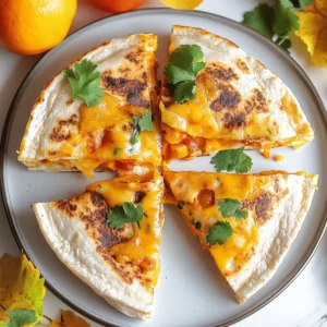 Pumpkin Quesadilla