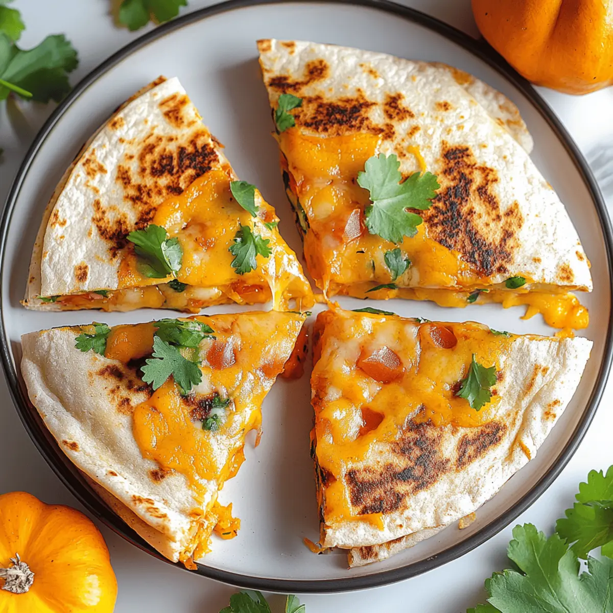 Pumpkin Quesadilla