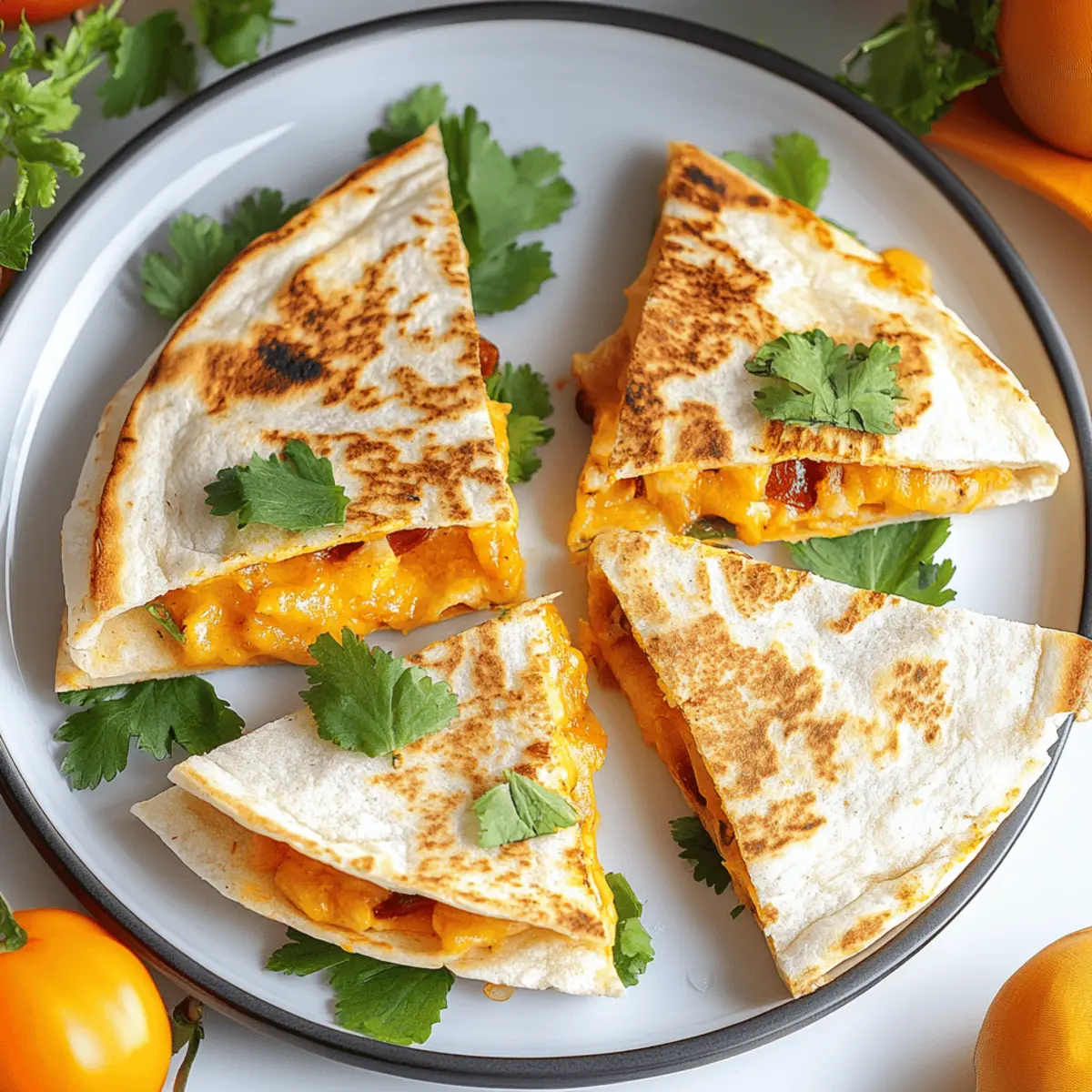 Pumpkin Quesadilla