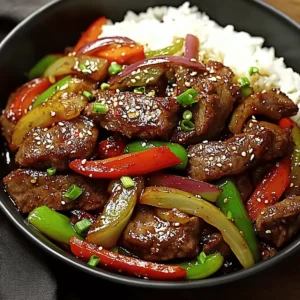 Sizzling Chinese Pepper Steak