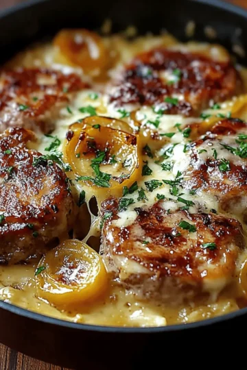 Smothered Pork Chop and Scalloped Potato Casserole