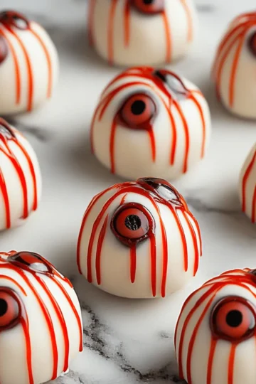Spooky Eyeball Truffles