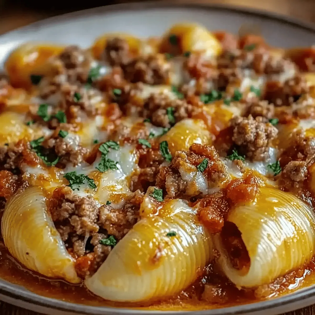 Stuffed Shells with Meat