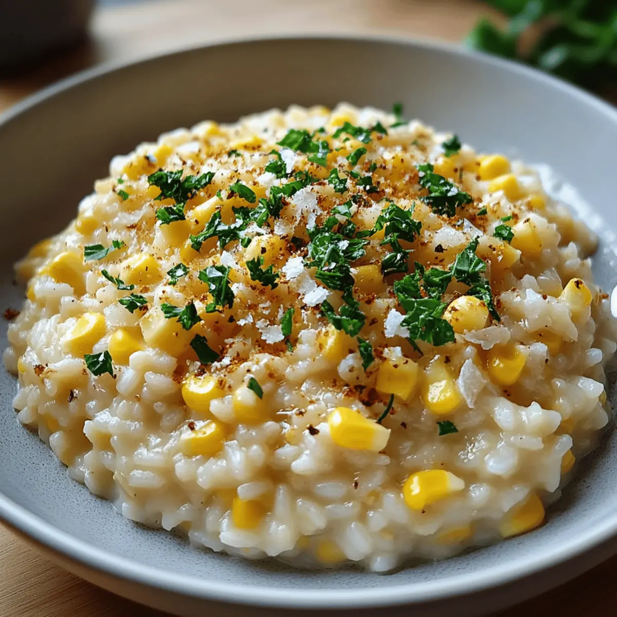 Sweet Corn Risotto