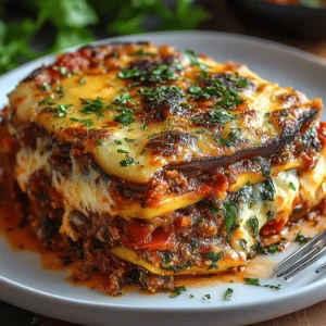 Vegetarian Eggplant Lasagna