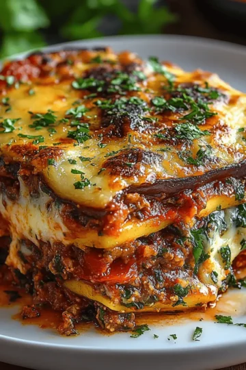 Vegetarian Eggplant Lasagna