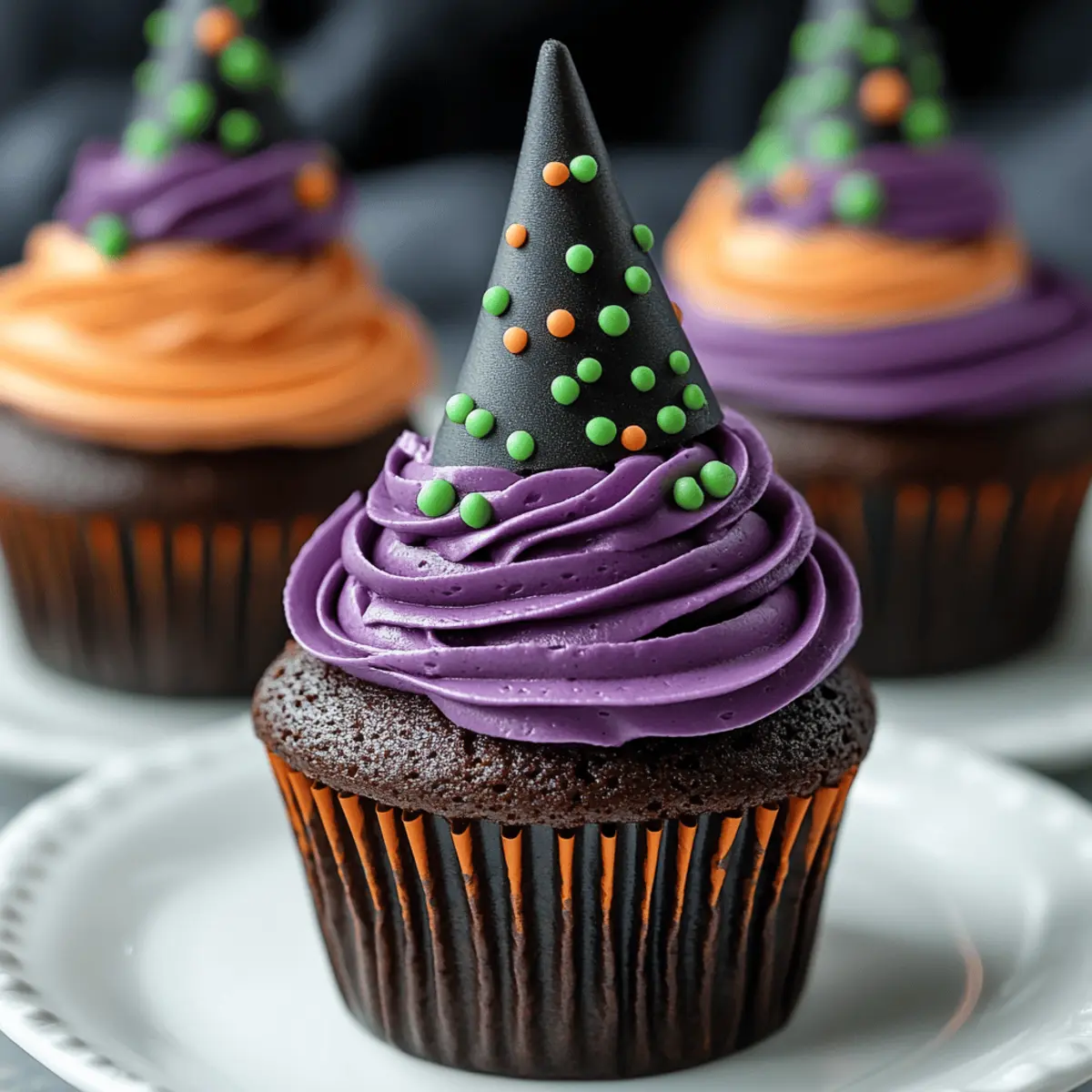 Witch Hat Cupcakes