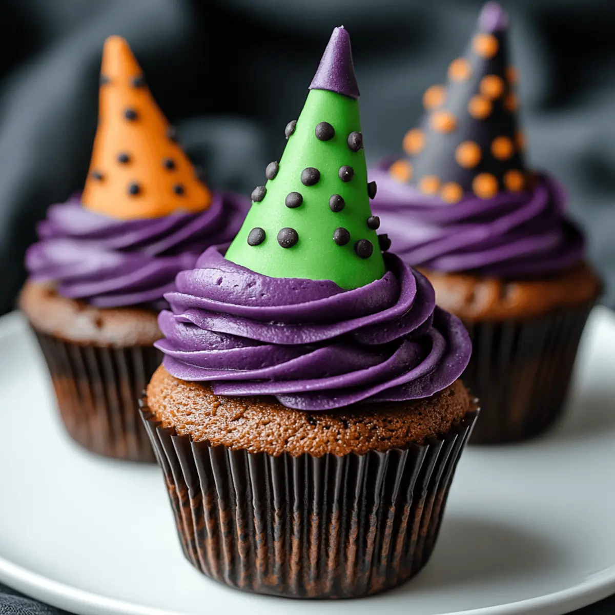 Witch Hat Cupcakes