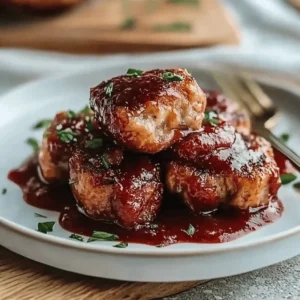 Cranberry Sauce Meatballs