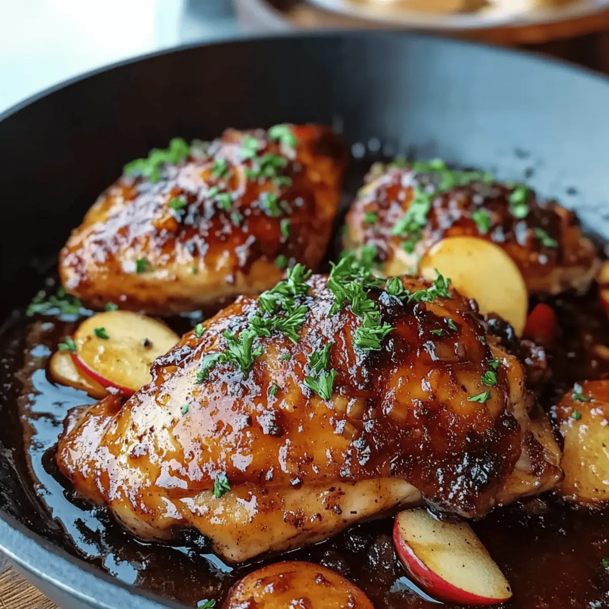 Apple Cider Glazed Chicken