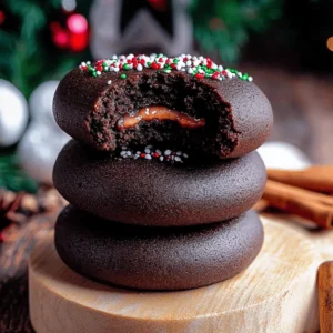 Chocolate Thumbprint Cookies