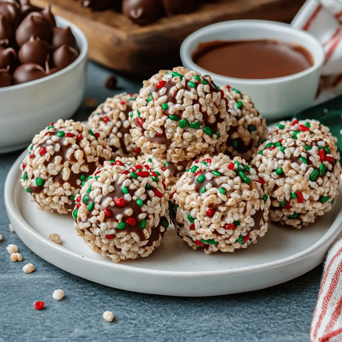 Chocolate Rice Krispie Balls