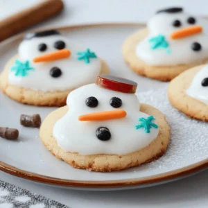 Melted Snowman Cookies