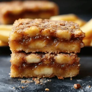 Apple Snickerdoodle Bars