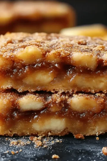 Apple Snickerdoodle Bars