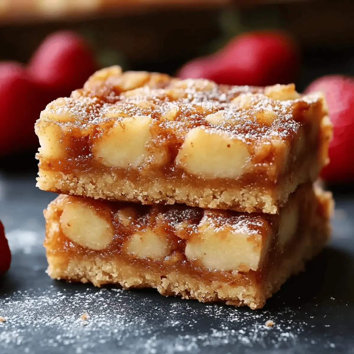 Apple Snickerdoodle Bars